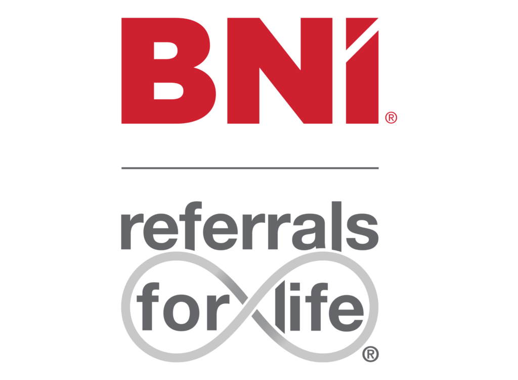 This logo represents the importance of building long-term relationships and generating referrals within the BNI community.